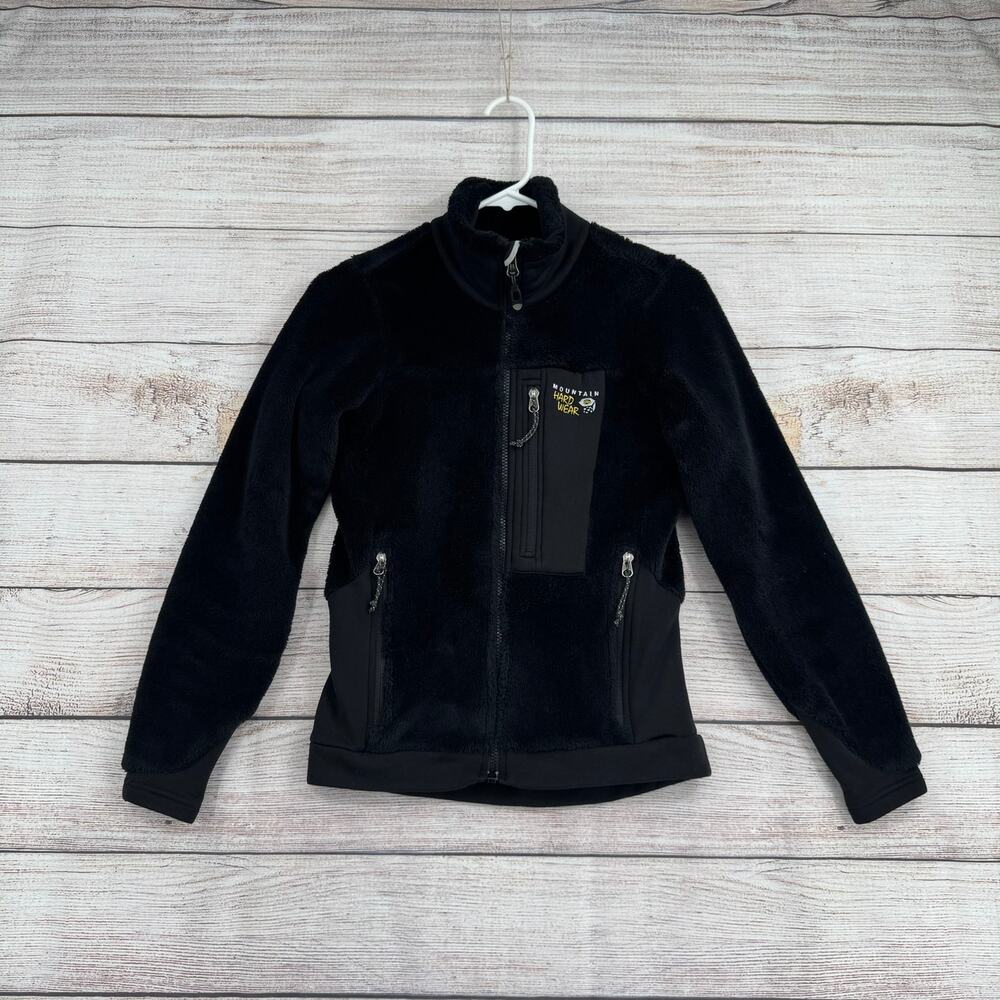 Mountain Hardwear Full Zip Polartec High‎ Loft Jacket Womens XS Black
